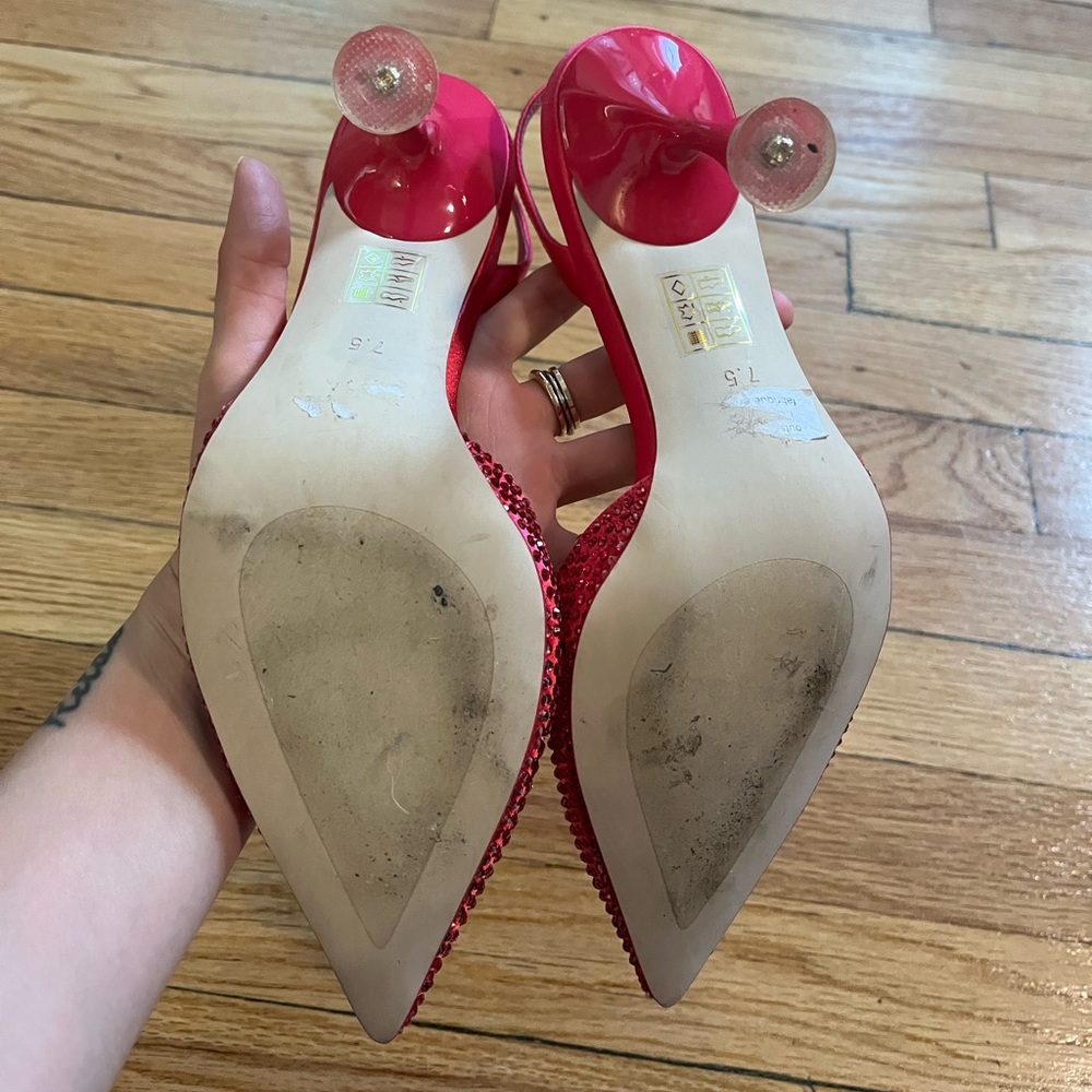 Jeffrey Campbell pink low heels (worn once) - Picture 2 of 4